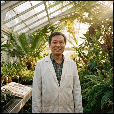 高清3D动漫植物专家陈建华